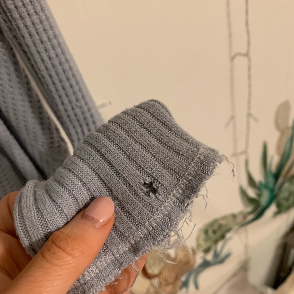 Free People lavender sweater - Picture 3 of 4